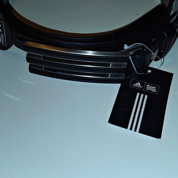 Adidas Black Leather Belt 36 - Picture 1 of 5